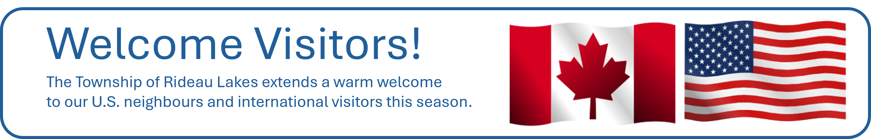 Welcome Visitors