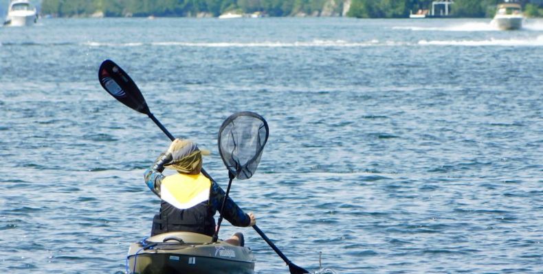 Kayaker Narrows