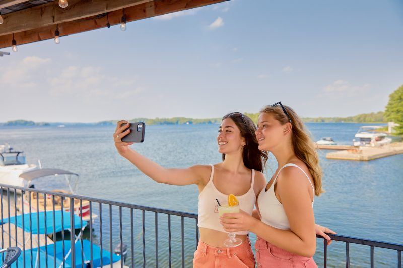 The Galley overlooking Big Rideau Lake by Matthew Liteoplo
